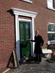 EMMA AT FRONT DOOR